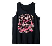 Kayaking Kayak Girl Female and She Lived Happily Ever After Tank Top