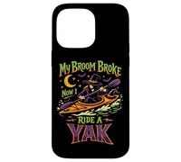 Kayaking Kayak Halloween Witch My Broom Broke Now I Ride A Case for iPhone 14 Pro Max