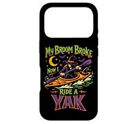 Kayaking Kayak Halloween Witch My Broom Broke Now I Ride A Case for iPhone 17 Pro