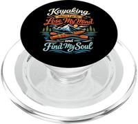 Kayaking Kayak Kayaking Where I Go To Lose My Mind And Find PopSockets PopGrip for MagSafe