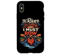 Kayaking Kayak The River Is Calling And I Must Row Case for iPhone X/XS