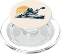 Kayaking Sloth Kayak, Kayaker, Canoe Paddling PopSockets PopGrip for MagSafe