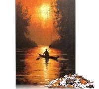 Kayaking Thrills Puzzle Jigsaws 1000 Pieces for Adults Puzzles for Adults Secret Santa Gifts 1000pcs (75x50cm)