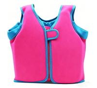 Kayaking Vest for Kids High Buoyancy Neoprene Front Zipper Breathable Lightweight for Boating Fishing Paddling Water Activities(Pink,L (4-6 Years))