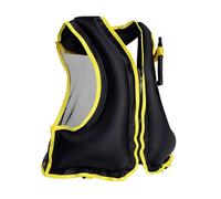Kayaking Vest Inflatable High Visibility Compact Design for Jet Skiing Sailing Paddleboarding Water Sports(black)