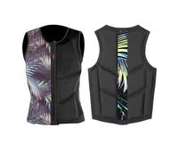 Kayaking Vest Professional Anti-Collision Sleeveless Swim Aid for Fishing Boating Surfing Water Sports Family Youth Adult Swimming Canoeing Rafting Outdoor Safety Gear Equipment(black,3XL)