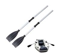 Kayaks And Paddles, Kayak Paddle 2Pcs 126Cm Aluminum Alloy Detachable Adjustable Portable Canoe Paddle Thicken Lightweight Kayak Paddles 2 Pack For Inflatable Boat Oar