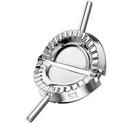 KAYCROWN Stainless Steel Ravioli Mold Empanada Press Pierogi Dumpling Maker Wrapper Baking Dough Cutter Kitchenware, X-Large-15cm