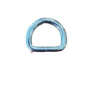 Kayes Textiles Heavy Duty Metal D rings to fit 25mm strap - 4 pk - Nickel