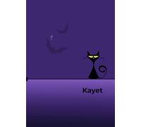 Kayet’s Cat Notebook - 100 Graph Paper Pages with Red Margin | A5 School Notebook