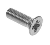 KAYFAST M6 POZI COUNTERSUNK MACHINE SCREWS A2 STAINLESS POZIDRIVE CSK BOLTS (M6 x 25, 10)