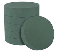 Kayfg 6Pcs Flower Foam Blocks,6.5Inch Round Dry Floral Foam for,for Wedding Aisle Flowers,Party Decoration
