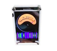 Kayfg Voice Activated 1.3 Inch Music Spectrum Rhythm Level Indicator VU Meter HD LCD Color Analog Multi-Mode Support GPS