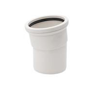 Kayflow 110mm Soil (S10) - 15 Deg Bend (Single Socket), White