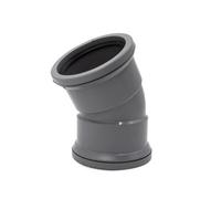 Kayflow 110mm Soil (S5) - 30 Deg Bend (Double Socket), Grey