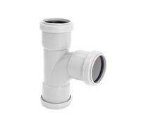 Kayflow 32mm Push-Fit 88 Degrees Swept Branch (Triple Socket) - White