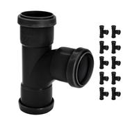 Kayflow 32mm Push-Fit 88° Swept Branch (Triple Socket) (10 Pack) - Black