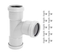 Kayflow 32mm Push-Fit 88° Swept Branch (Triple Socket) (10 Pack) - White