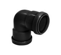 Kayflow 32mm Push-Fit 90 Degrees Knuckle Bend (Double Socket) - Black