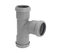 Kayflow 40mm Push-Fit 88 Degrees Swept Branch (Triple Socket) - Light Grey