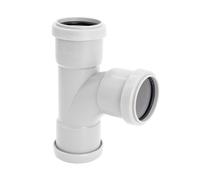 Kayflow 40mm Push-Fit 88 Degrees Swept Branch (Triple Socket) - White