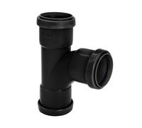 Kayflow 40mm Push-Fit 88° Swept Branch (Triple Socket) - Black