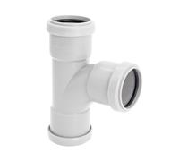 Kayflow 40mm Push-Fit 88° Swept Branch (Triple Socket) - White