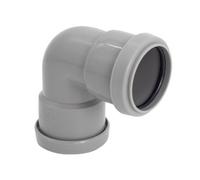 Kayflow 40mm Push-Fit 90 Degrees Knuckle Bend (Double Socket) - Light Grey