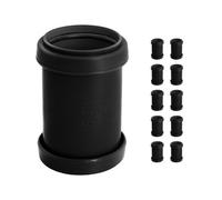 Kayflow 40mm Push-Fit Coupler (Double Socket) (10 Pack) - Black