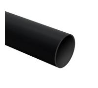 Kayflow 40mm Push-Fit Waste Water Pipe - 1.45m, Black