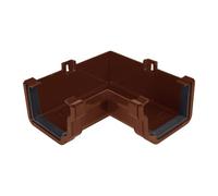 Kayflow Ogee 120mm Gutter Internal 90° Corner - Brown