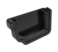 Kayflow Ogee 120mm Gutter Stopend (Left) - Black