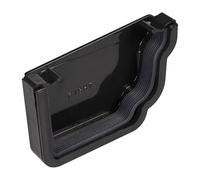 Kayflow Ogee 120mm Gutter Stopend (Right) - Black