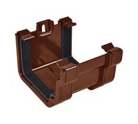 Kayflow Ogee 120mm Gutter Union - Brown