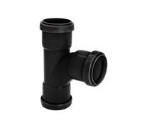 Kayflow Waste - 32mm Push-Fit 88° Swept Branch (Triple Socket) (1, Black)
