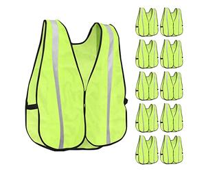 KAYGO Reflective High Visibility Mesh Safety Vest for Men and Women