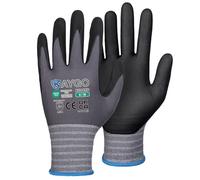 KAYGO Safety Work Gloves MicroFoam Nitrile Coated 3 Pairs, KG18NB