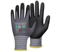 KAYGO Safety Work Gloves MicroFoam Nitrile Coated 3 Pairs, KG18NB