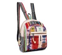KayJayStyles Tie Dye Multi Pocket Backpack Handmade Himalayan Hemp Bohemain Travel, Hiking, Purse, Tie Dye, S, Minipack Daypack Backpacks