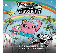 Kayla Coombs Quinnelope & the Unicorn Utopia Paperback Book in White Kayla Coombs White