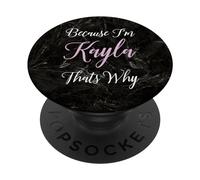 Kayla Name Personalized Women Cute Pink Girl Custom PopSockets Adhesive PopGrip