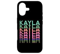 Kayla Name Personalized Women Girl Retro Vintage Pattern Case for iPhone 17