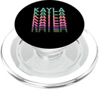 Kayla Name Personalized Women Girl Retro Vintage Pattern PopSockets PopGrip for MagSafe