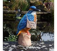 Kayleigh the Kingfisher 25 cm Resin Garden Fishing/Pond Ornament