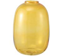 KAYLETIN Amber Vase, Large Glass Vase for Flowers, Tall Glass Vases for Bouquet, Large Flower Vases for Living Room, Dining Room, Bedroom, Shelf, Wedding, Office, Coffee Table, 25CM