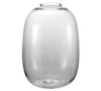 KAYLETIN Black Vase, Large Glass Vase for Flowers, Tall Glass Vases for Bouquet, Large Flower Vases for Living Room, Dining Room, Bedroom, Shelf, Wedding, Office, Coffee Table, 25CM