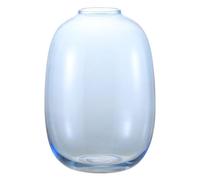KAYLETIN Blue Vase, Large Glass Vase for Flowers, Tall Glass Vases for Bouquet, Large Flower Vases for Living Room, Dining Room, Bedroom, Shelf, Wedding, Office, Coffee Table, 25CM