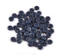 KAYLRE 2cm Buttons 100pcs Mixed Color Wood Buttons For Handwork DIY Scrapbooking Crafts Sewing Accessories Clothing Supplies Home Decor 10mm Buttons (Size : 5)