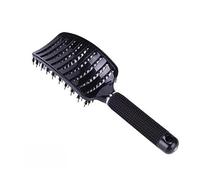 KAYLRE Afro Comb Original Hair Brush Hair Comb Detangling Hair Brush Detangle Lice Massage Comb Women Hairdressing Comb (Size : Black with Hair)