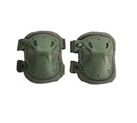 KAYLRE Knee pads Outdoor Tactical Knee Pads Military Protective Training Elbow Pads Gear Combat Hunting Accessories Kneepads Sport Support Knee elbow pads (Size : Green Kneepad)